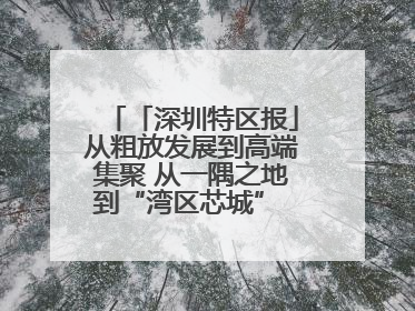 「深圳特区报」从粗放发展到高端集聚 从一隅之地到“湾区芯城” 宝安燕罗缘何实现“战略突围”