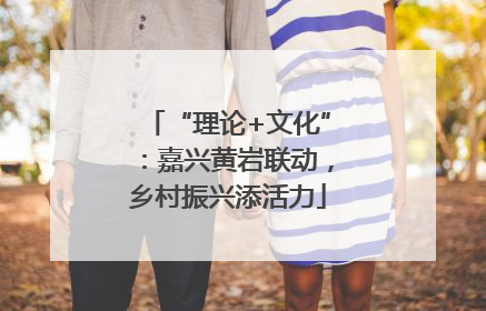 “理论+文化”：嘉兴黄岩联动，乡村振兴添活力