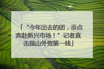 “今年出去的团，重点奔赴新兴市场！”记者直击昆山外贸第一线