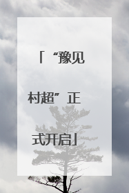 “豫见村超”正式开启