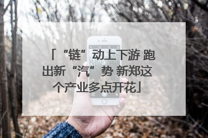 “链”动上下游 跑出新“汽”势 新郑这个产业多点开花