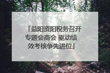 益阳资阳税务召开专题会商会 驱动绩效考核争先进位