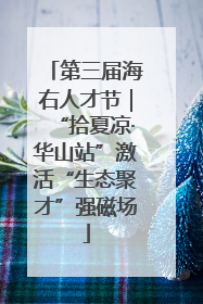第三届海右人才节｜“拾夏凉·华山站”激活“生态聚才”强磁场
