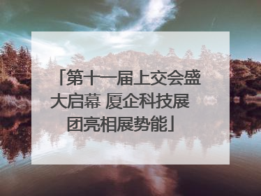 第十一届上交会盛大启幕 厦企科技展团亮相展势能