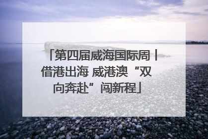 第四届威海国际周丨借港出海 威港澳“双向奔赴”闯新程