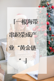 一根海带串起荣成产业“黄金链”