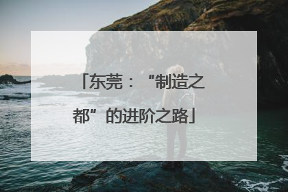 东莞：“制造之都”的进阶之路
