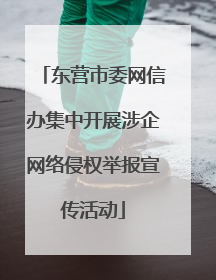 东营市委网信办集中开展涉企网络侵权举报宣传活动