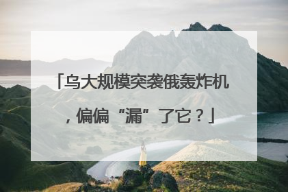乌大规模突袭俄轰炸机，偏偏“漏”了它？
