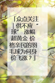 众点关注｜供不应“球” 涨幅超黄金 价格亲民的羽毛球为何身价飞涨？
