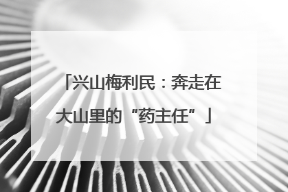 兴山梅利民：奔走在大山里的“药主任”