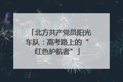 北方共产党员阳光车队：高考路上的“红色护航者”