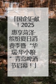 国企钜献！2025惠享菏泽·缤纷夏日消费季暨“华瑞·华小粮”青岛啤酒节启幕！