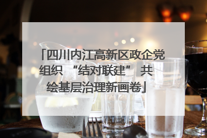 四川内江高新区政企党组织 “结对联建” 共绘基层治理新画卷