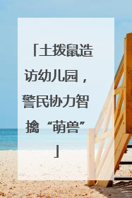 土拨鼠造访幼儿园，警民协力智擒“萌兽”