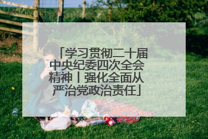 学习贯彻二十届中央纪委四次全会精神丨强化全面从严治党政治责任