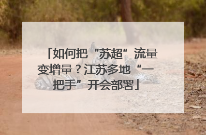 如何把“苏超”流量变增量？江苏多地“一把手”开会部署