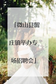 微山县留庄镇举办专场招聘会