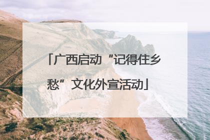 广西启动“记得住乡愁”文化外宣活动