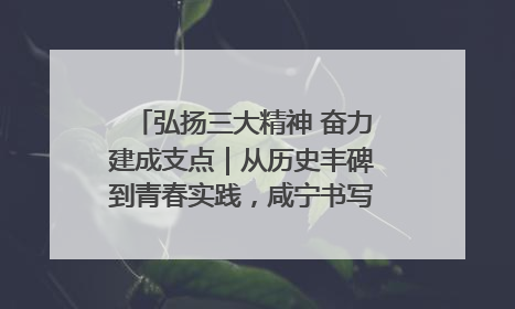 弘扬三大精神 奋力建成支点｜从历史丰碑到青春实践，咸宁书写精神传承新篇章