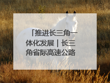 推进长三角一体化发展｜长三角省际高速公路网加快成型