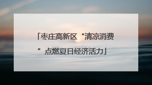 枣庄高新区“清凉消费”点燃夏日经济活力