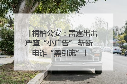 桐柏公安：雷霆出击严查“小广告” 斩断电诈“黑引流”