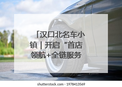汉口北名车小镇｜开启“首店领航+全链服务”进阶方程式