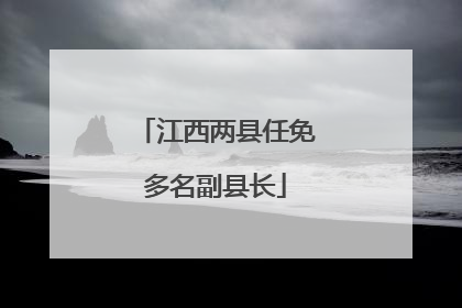 江西两县任免多名副县长