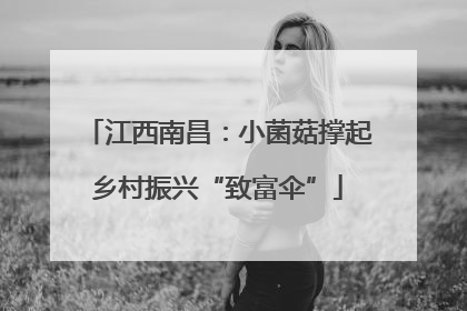 江西南昌：小菌菇撑起乡村振兴“致富伞”