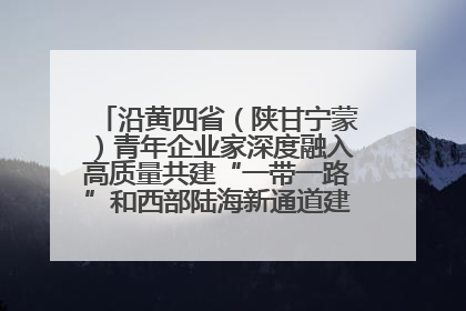 沿黄四省（陕甘宁蒙）青年企业家深度融入高质量共建“一带一路”和西部陆海新通道建设战略合作交流会在甘肃兰州召开