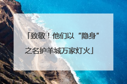 致敬！他们以“隐身”之名护羊城万家灯火