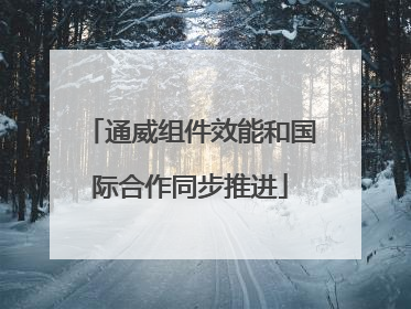 通威组件效能和国际合作同步推进