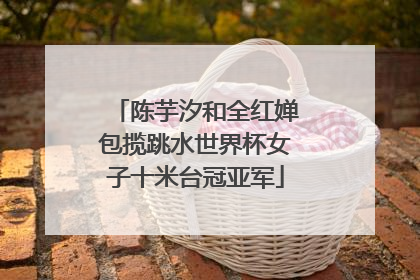 陈芋汐和全红婵包揽跳水世界杯女子十米台冠亚军