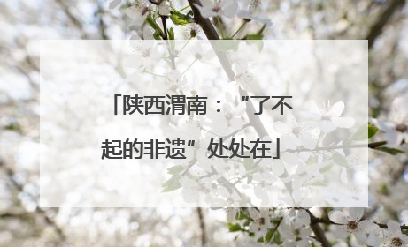 陕西渭南：“了不起的非遗”处处在