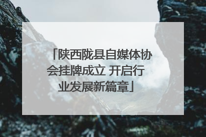 陕西陇县自媒体协会挂牌成立 开启行业发展新篇章