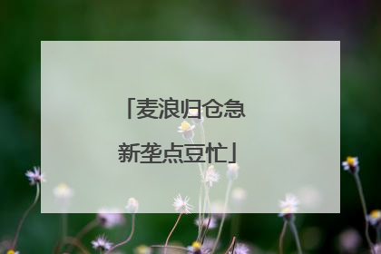 麦浪归仓急 新垄点豆忙