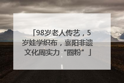 98岁老人传艺，5岁娃学织布，襄阳非遗文化周实力“圈粉”